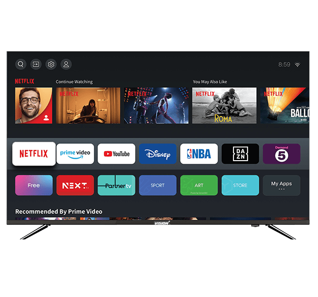 Buy 55'' 4K Frameless V+ OS Smart TV online in Kenya